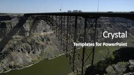  Presentation with transportation traffic - Cool new presentation theme with 18 wheeler - traffic big trucks transportation driving backdrop and a dark gray colored foreground