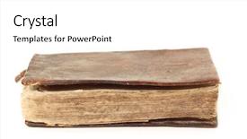  Presentation with old book - Audience pleasing presentation design consisting of 1800 - book old obsolete 1817 isolated backdrop and a white colored foreground