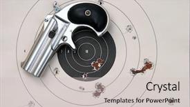  Presentation with target - Cool new presentation design with 1800 - circa 1889 model 95 type backdrop and a light gray colored foreground