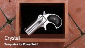  Presentation with black people boxing - Beautiful slide deck featuring 1800 - circa 1889 model 95 type backdrop and a tawny brown colored foreground