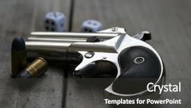  Presentation with client server model - Presentation theme consisting of 1800 - circa 1889 model 95 type background and a dark gray colored foreground