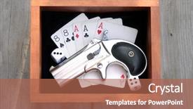  Presentation with type of research methodology - PPT layouts with 1800 - circa 1889 model 95 type background and a coral colored foreground