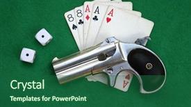  Presentation with lays - Theme having 1800 - circa 1889 model 95 type background and a ocean colored foreground