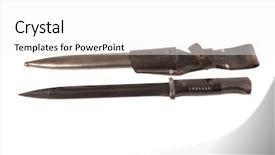  Presentation with second world war - Theme featuring 1800 - german second world war antique background and a  colored foreground