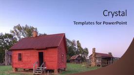  Presentation with naval map history old - Slides having 1800 - old abandoned historic town background and a light blue colored foreground