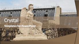  Presentation with angel - Presentation consisting of 1806 - 1808 to commemorate napoleon background and a coral colored foreground