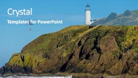  Presentation with coast guard - Audience pleasing presentation theme consisting of 1898 wa usa coast guard backdrop and a teal colored foreground