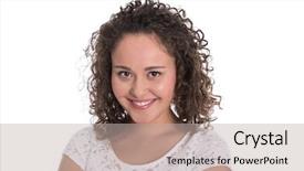  Presentation with 18th birthday - Audience pleasing slide set consisting of 18th birthday - portrait of a happy backdrop and a mint green colored foreground