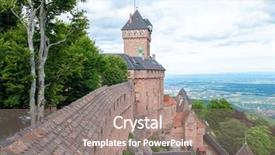  Presentation with wedding france - Slide deck having 1900 - image of the haut-koenigsbourg background and a gray colored foreground