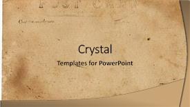  Presentation with postcard - Beautiful PPT theme featuring 1900 - old postcard - circa 1910 backdrop and a coral colored foreground