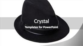  Presentation with 1920s - Audience pleasing presentation consisting of 1920s - black hat on the white backdrop and a black colored foreground