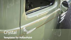  Presentation with vintage car - Slide set featuring 1920s - detail abstract of beautiful vintage background and a gray colored foreground