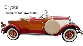  Presentation with wolverine - Slides consisting of 1928-reo-wolverine-convertible-isolated background and a white colored foreground