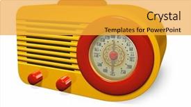  Presentation with 1930s - Beautiful presentation theme featuring 1930's vintage yellow backdrop and a yellow colored foreground