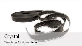  Presentation with 1940 - Audience pleasing theme consisting of 1940 camera - old film for cinema isolated backdrop and a light gray colored foreground