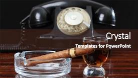  Presentation with old photo - Colorful presentation theme enhanced with 1940s - color photo of an old backdrop and a  colored foreground