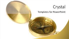  Presentation with 1940s - Beautiful PPT layouts featuring 1940s brass compass backdrop and a  colored foreground