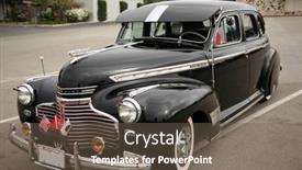  Presentation with old antique pottery pottery old - Beautiful PPT theme featuring 1941-chevy-super-delux-antique backdrop and a tawny brown colored foreground