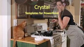  Presentation with bohol in spanish era - Theme having 1950 era housewife doing her background and a tawny brown colored foreground