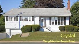  Presentation with north america 3d - Presentation theme consisting of 1960 - north america sixties era wooden background and a  colored foreground