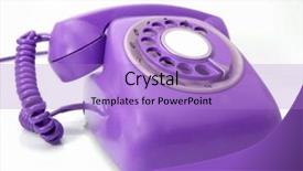  Presentation with 1970 - Slides consisting of 1970 - retro purple phone background and a  colored foreground