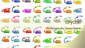  Presentation with color - Amazing presentation having 1970s technology - lots of color phones ringing backdrop and a  colored foreground