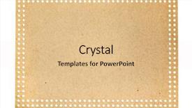  Presentation with empty - PPT layouts enhanced with 1970s technology - old empty computer punchcard background and a coral colored foreground