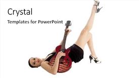  Presentation with black girl sexy fashionable mulatto - Colorful presentation theme enhanced with 1980's - sexy young glam rock pinup backdrop and a  colored foreground