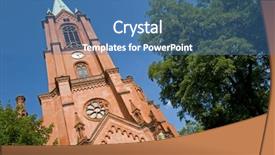  Presentation with gdr - Slide deck with 1980s it became a meeting background and a teal colored foreground