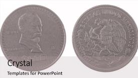  Presentation with mexican police - Cool new presentation with 1988 mexican 500 pesos coin backdrop and a light gray colored foreground