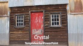  Presentation with 19th century - Colorful presentation theme enhanced with 19th century gold rush backdrop and a tawny brown colored foreground