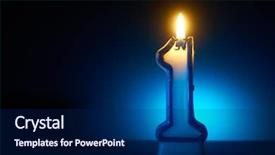  Presentation with 1st birthday - Amazing theme having 1st - number one - burning birthday backdrop and a navy blue colored foreground