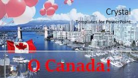  Presentation with 1st birthday - PPT layouts enhanced with 1st birthday - canada day july 1 canadian background and a light blue colored foreground