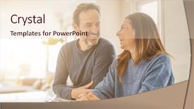  Presentation with romantic - Slides consisting of 2 0 - romantic middle age couple sitting background and a lemonade colored foreground