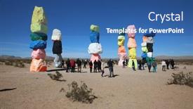  Presentation with nevada desert - 