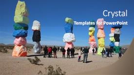  Presentation with nevada desert - 