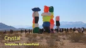  Presentation with nevada desert - 