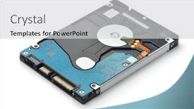  Presentation with hard disk drive - PPT layouts with 2-5-inch-laptop-internal background and a  colored foreground
