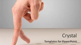  Presentation with join the dots - Colorful slides enhanced with 2 circles - female fingers walking with dots backdrop and a soft green colored foreground