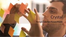  Presentation with business vision - Slides consisting of 20 20 vision - writing my ideas for my background and a coral colored foreground