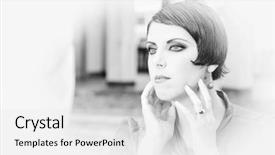  Presentation with review - Beautiful presentation theme featuring review 20-s xx century backdrop and a white colored foreground