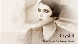  Presentation with review - PPT layouts featuring review 20-s xx century background and a soft green colored foreground