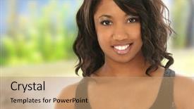  Presentation with black woman - Theme having 20 years - attractive 20 year old african background and a  colored foreground