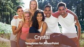  Presentation with relaxing - Audience pleasing presentation design consisting of a prolonged california drought backdrop and a coral colored foreground