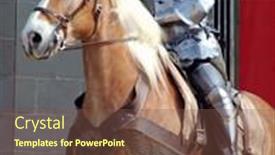  Presentation with renaissance - Amazing PPT theme having 2005-renaissance-pleasure-fair backdrop and a tawny brown colored foreground