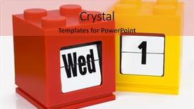  Presentation with yellow - Theme featuring 2006 - date calendar with yellow 1 background and a red colored foreground