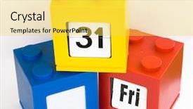  Presentation with yellow - Presentation theme having 2006 - date calendar with yellow 31 background and a yellow colored foreground