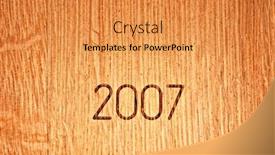  Presentation with oak barrel - Colorful slide deck enhanced with 2007-stamp-on-american-oak backdrop and a gold colored foreground
