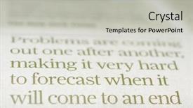  Presentation with newspaper headlines - Audience pleasing presentation theme consisting of 2008 - newspaper headlines on financial crisis backdrop and a light gray colored foreground