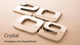  Presentation with i see you - PPT theme enhanced with 2009 see all metal letters background and a coral colored foreground